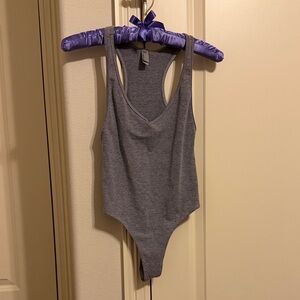 American Apparel Gray Women's Bodysuit